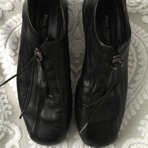 paul green black shoes